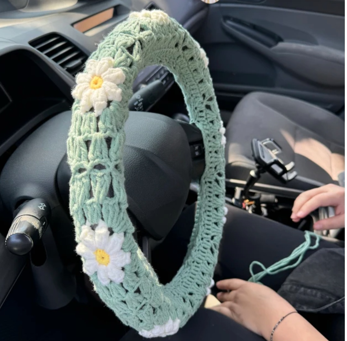 Cute Handmade Crochet Car Stee - Women Fashion Hub incelemesi ve fiyatı