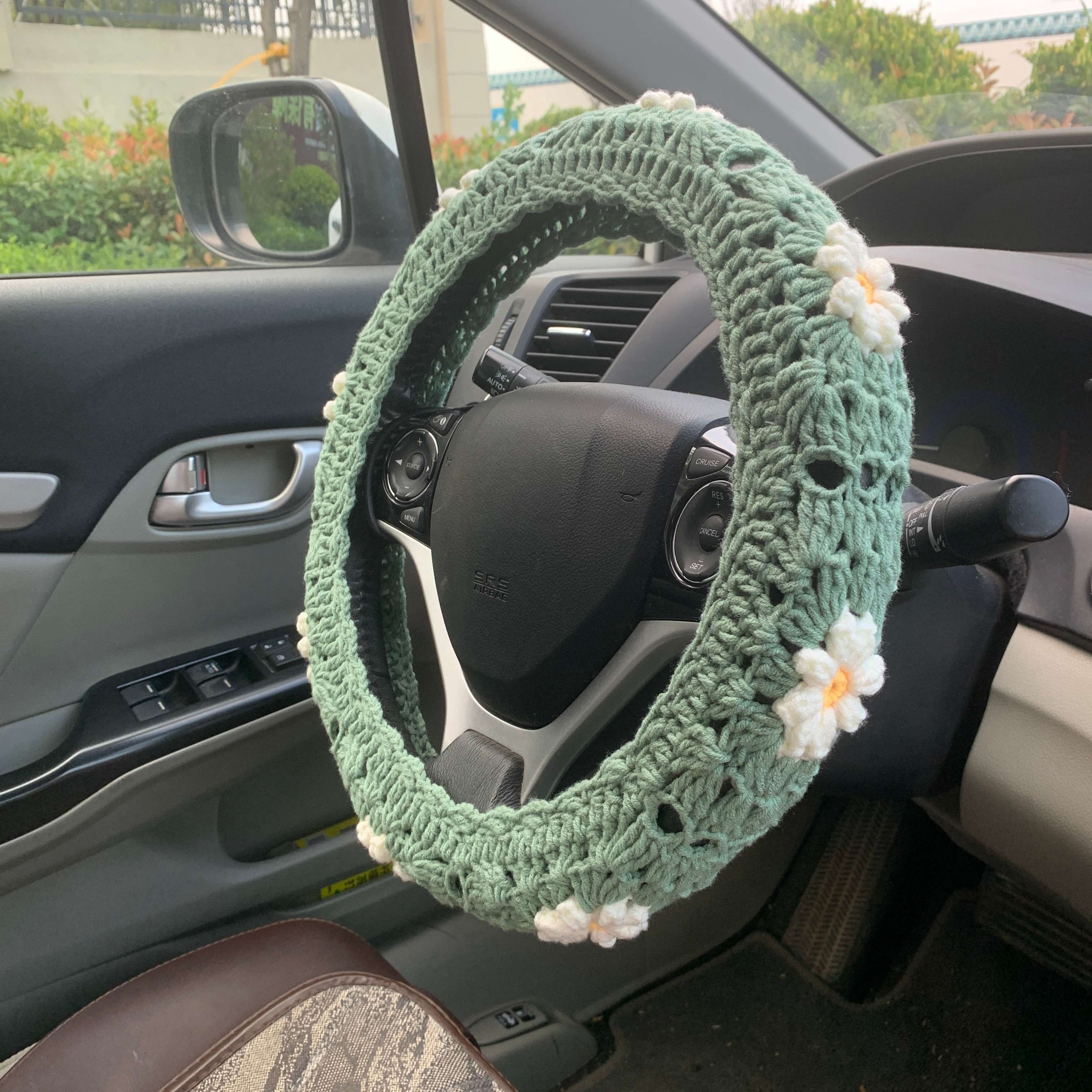 Cute Handmade Crochet Car Stee - Women Fashion Hub incelemesi ve fiyatı