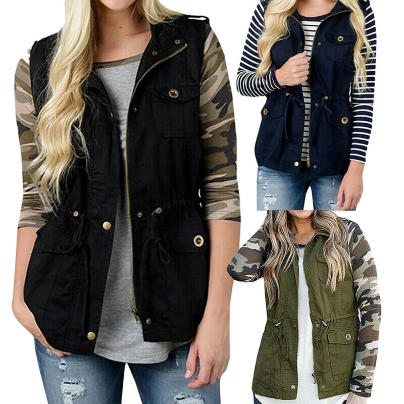 Fashion Women Vest Olive Cargo - Women'S Fashion Utility Vest incelemesi ve fiyatı