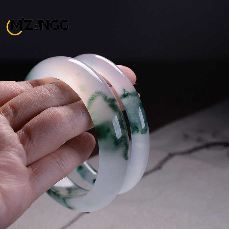 Natural Green Jadeite Bangle J - Women'S Fashion Jewellery incelemesi ve fiyatı