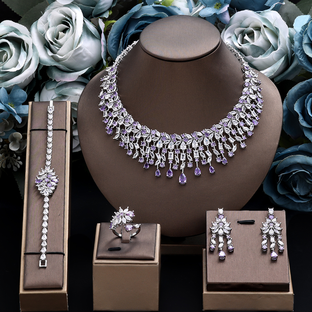New Bridal Wedding Jewelry Set - Women Fashion Uae incelemesi ve fiyatı