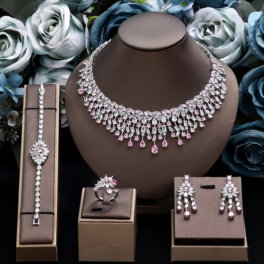 New Bridal Wedding Jewelry Set - Women Fashion Uae incelemesi ve fiyatı