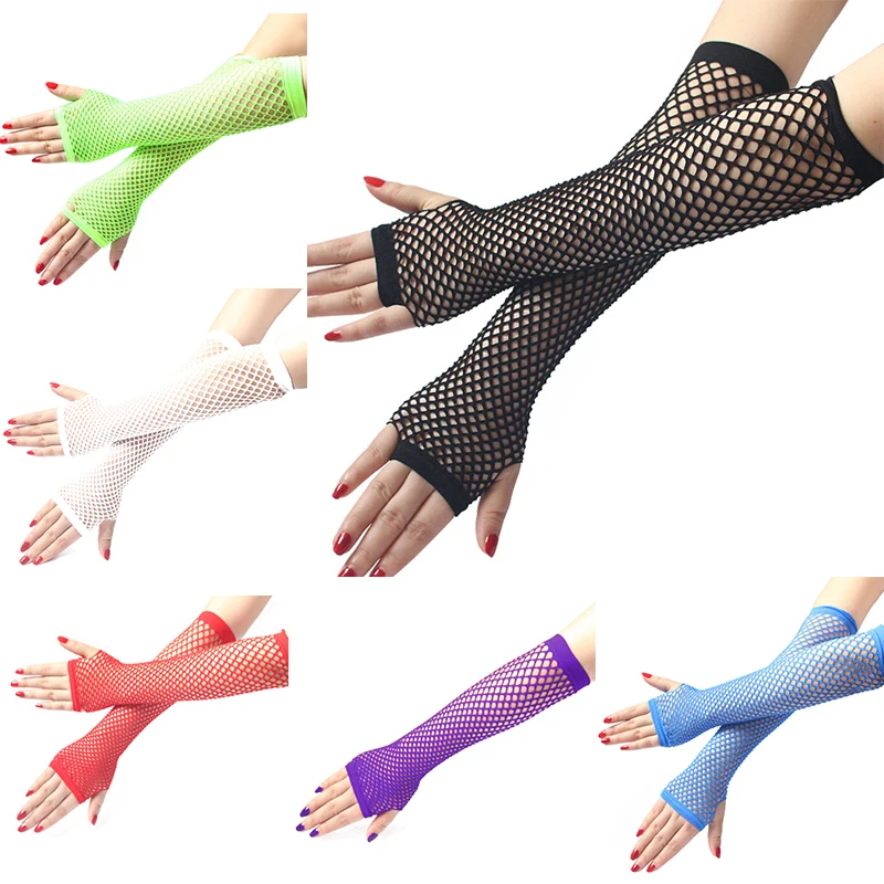 Women Fashion Neon Fishnet Fin - Women Fashion Gloves incelemesi ve fiyatı