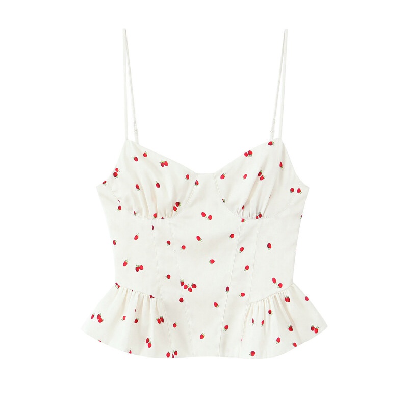 2026Women Summer Outfits Straw - V Neck Cami Top incelemesi ve fiyatı