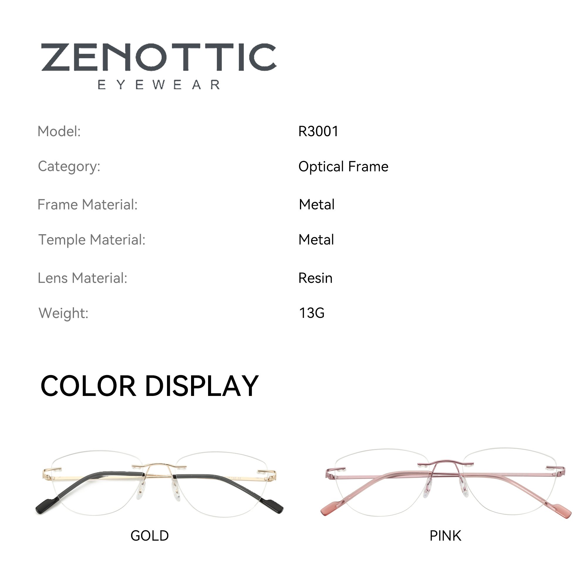 ZENOTTIC Fashion Cat Eye Rimle - Women'S Fashion Glasses Non Prescription incelemesi ve fiyatı