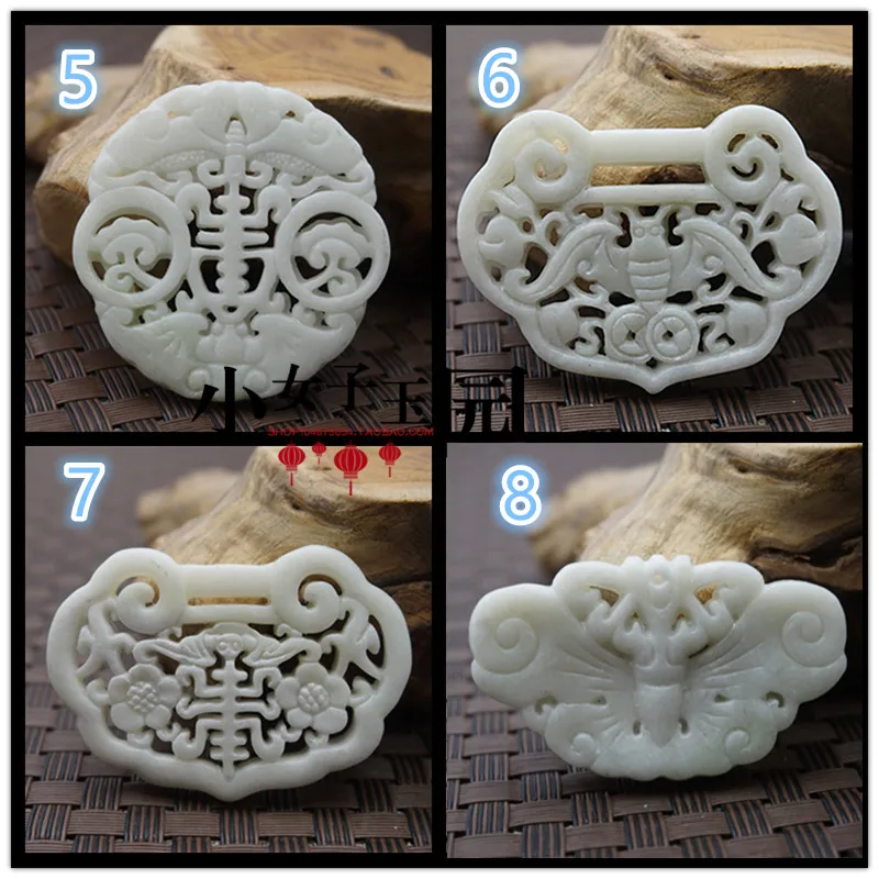 Natural White Jade Carved Luck - Women'S Fashion Jewellery incelemesi ve fiyatı