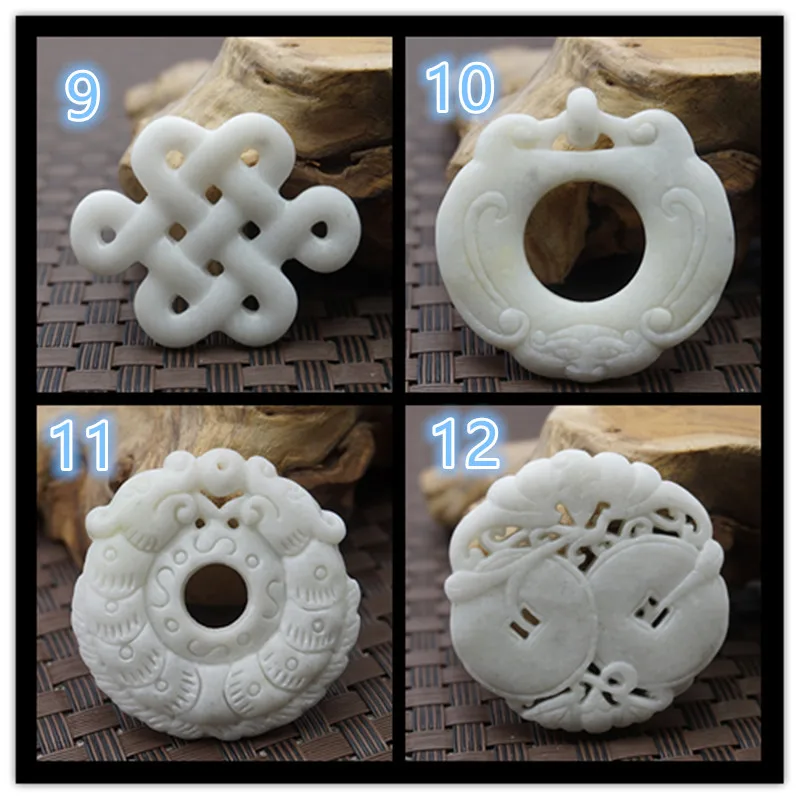 Natural White Jade Carved Luck - Women'S Fashion Jewellery incelemesi ve fiyatı