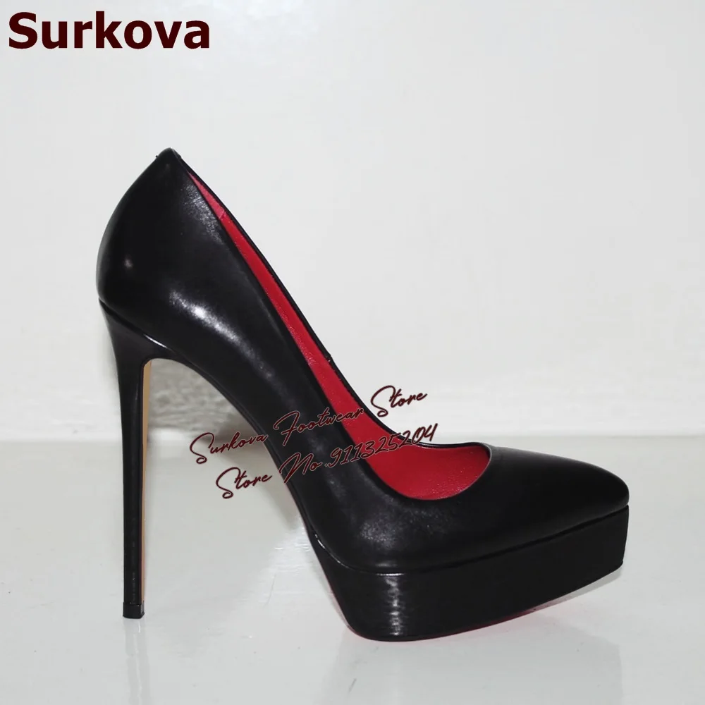 Surkova Black Matte High Heel  - Women Fashion Reddit incelemesi ve fiyatı