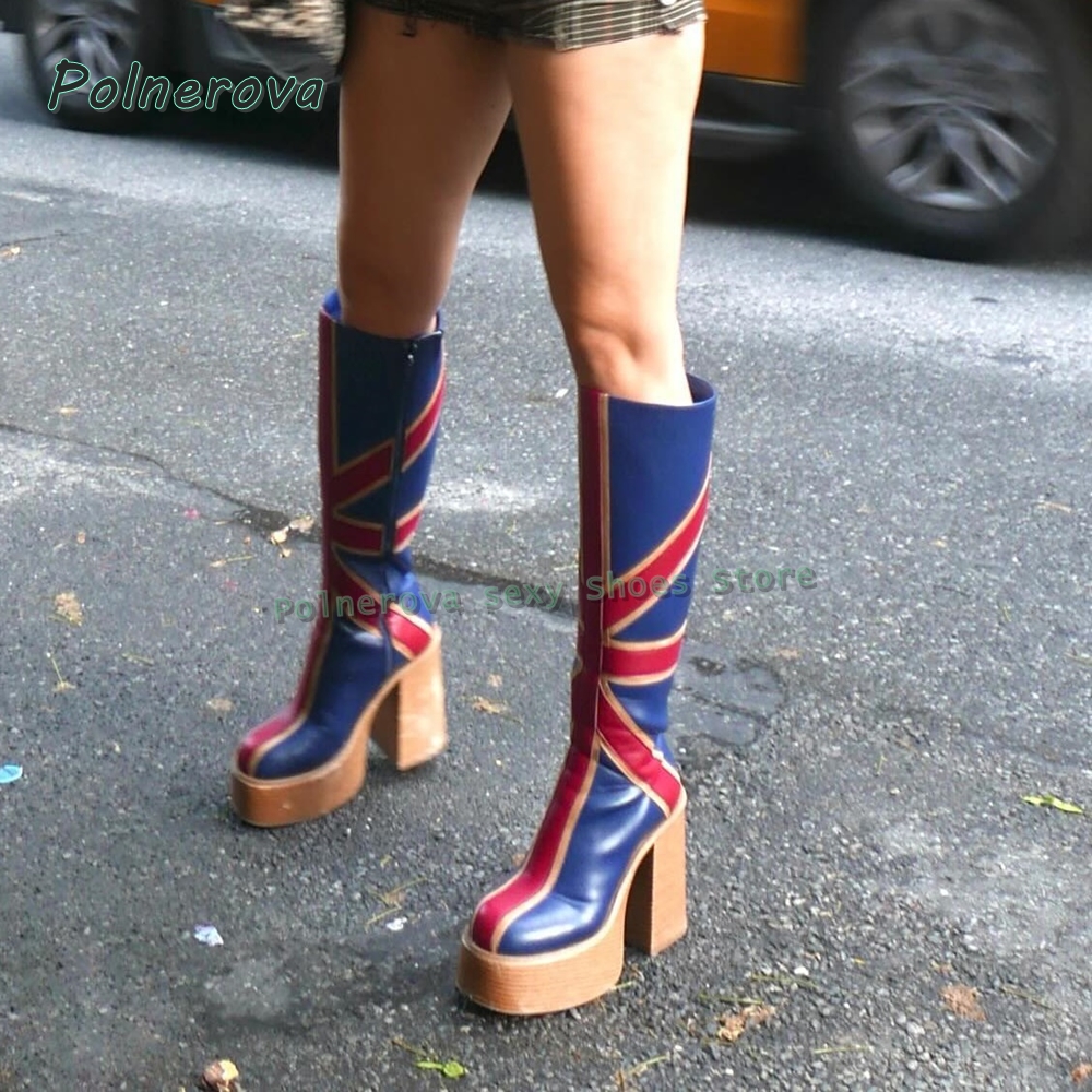 Union Jack Platform Fashion Bo - Women'S Fashion Trends 2025 incelemesi ve fiyatı